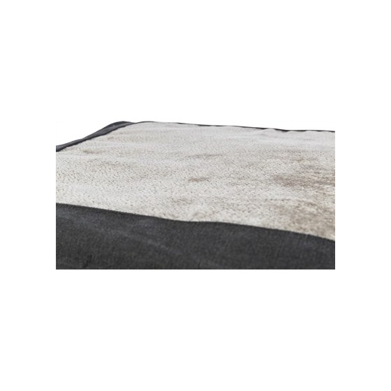 Trixie Be Nordic Hondenkussen Fohr Hoekig Zwart / Zand 90X70X4 CM