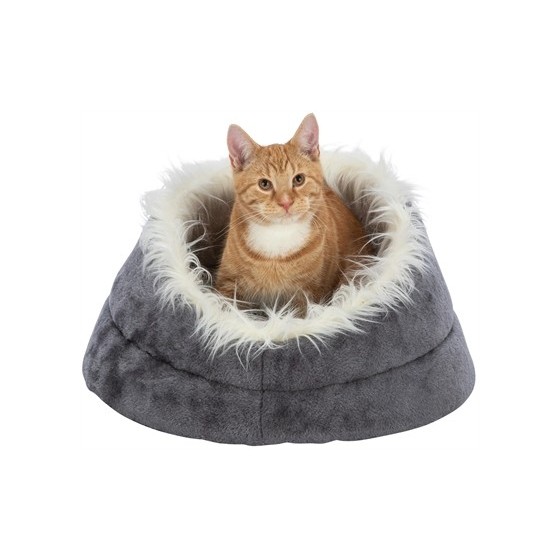 Trixie Hondenmand Minou Rond Soft Edition Grijs / Lichtgrijs 47X47X26 CM