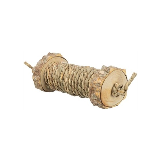 Trixie Speelrol Voor Knaagdieren Met Zeegras Van Hout 5X18 CM
