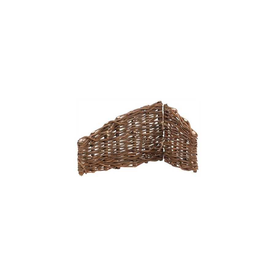 Trixie Hoekelement Voor Muizen En Hamsters Wilg 20X10X13CM