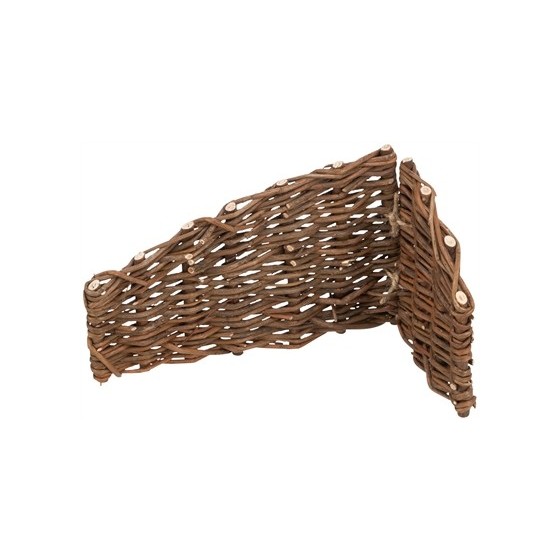Trixie Hoekelement Voor Muizen En Hamsters Wilg 20X10X13CM