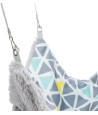 Trixie Hangmat Sunny Met 2 Verdiepingen Voor Grote Hamsters Pluche 30X30 CM