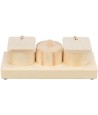 Trixie Snack Cups Voor Ratten En Konijnen Hout 15X45X6 CM