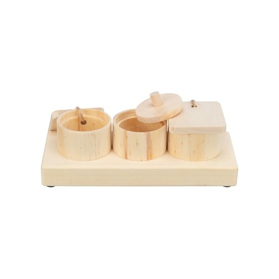 Trixie Snack Cups Voor Ratten En Konijnen Hout 15X45X6 CM