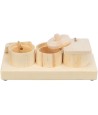 Trixie Snack Cups Voor Ratten En Konijnen Hout 15X45X6 CM