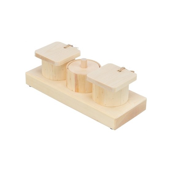 Trixie Snack Cups Voor Ratten En Konijnen Hout 15X45X6 CM