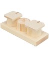 Trixie Snack Cups Voor Ratten En Konijnen Hout 15X45X6 CM