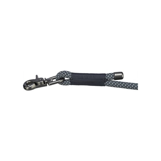 Trixie Soft Rope Hondenriem Verstelbaar Zwart / Grijs 200X1 CM