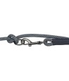 Trixie Soft Rope Hondenriem Verstelbaar Zwart / Grijs 200X1 CM