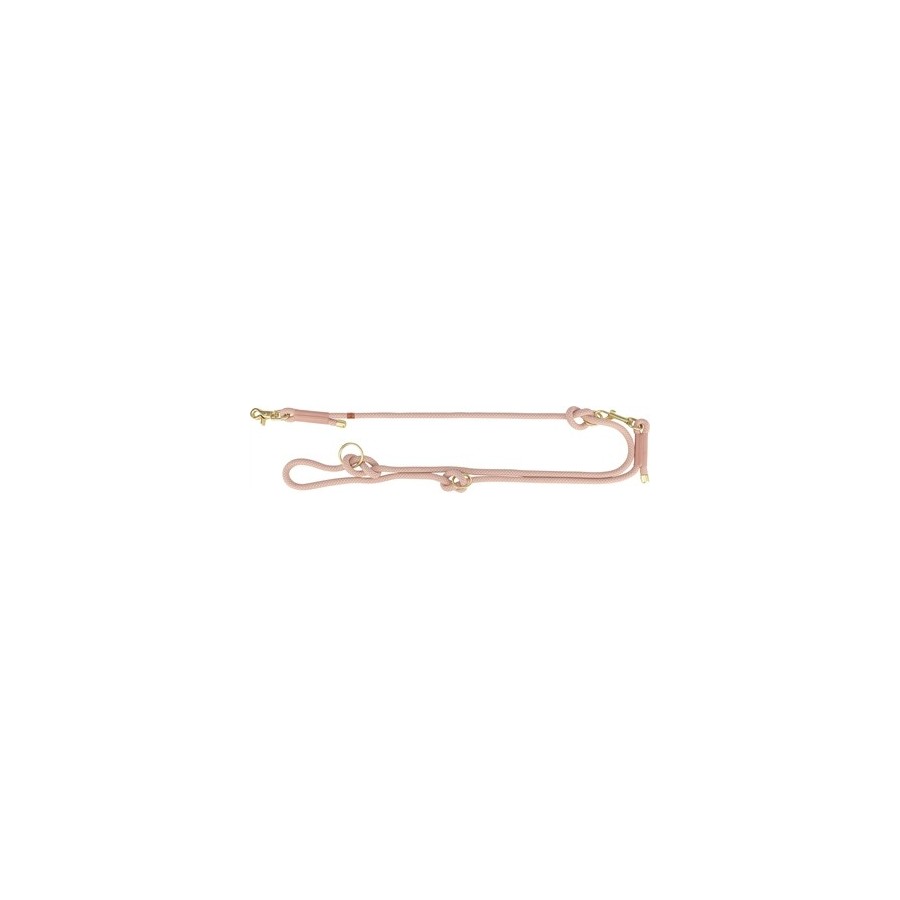 Trixie Soft Rope Hondenriem Verstelbaar Roze / Licht Roze 200X1 CM