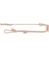 Trixie Soft Rope Hondenriem Verstelbaar Roze / Licht Roze 200X1 CM