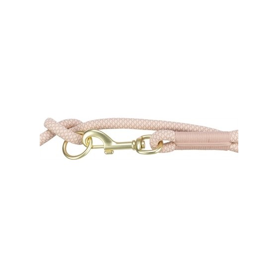 Trixie Soft Rope Hondenriem Verstelbaar Roze / Licht Roze 200X1 CM