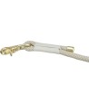 Trixie Soft Rope Hondenriem Verstelbaar Grijs / Lichtgrijs 200X1 CM
