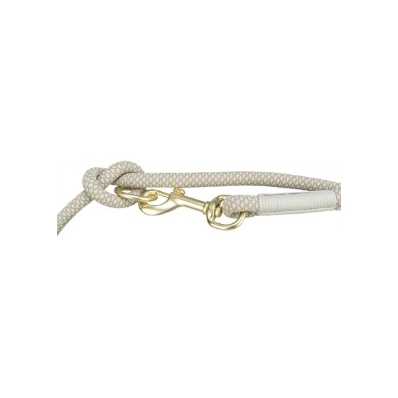 Trixie Soft Rope Hondenriem Verstelbaar Grijs / Lichtgrijs 200X1 CM