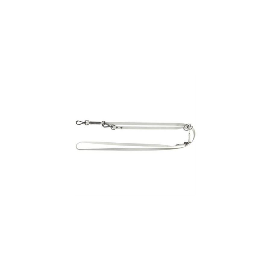 Trixie - Citystyle Hondenriem Verstelbaar Pvc Lichtgrijs, 200x1,3cm