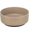 Trixie Be Nordic Voerbak Hond Keramiek/ Rubber Taupe 18 CM