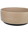 Trixie Be Nordic Voerbak Hond Keramiek/ Rubber Taupe 18 CM