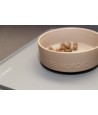 Trixie Be Nordic Voerbak Hond Keramiek/ Rubber Taupe 18 CM