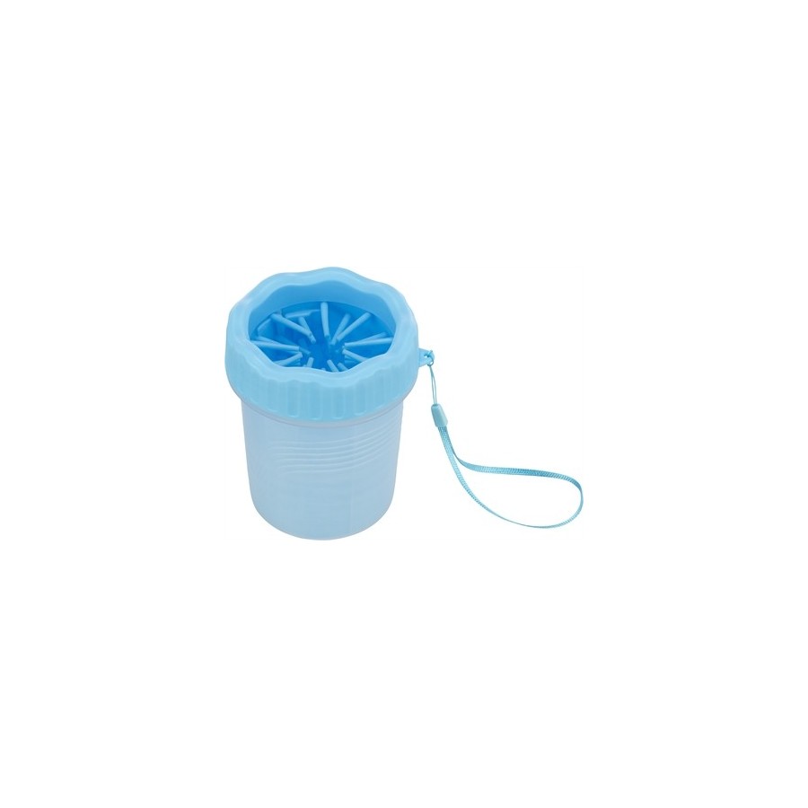 Trixie Pootreiniger Voor De Hond Silicone / Pp Blauw SMALL 11 CM