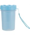 Trixie - Pootreiniger Voor De Hond Silicone / Pp Blauw M/L, 15cm