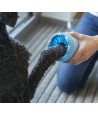 Trixie - Pootreiniger Voor De Hond Silicone / Pp Blauw M/L, 15cm
