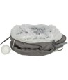 Trixie Katten Speeltunnel Harvey Velours / Pluche Grijs 27X116 CM