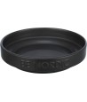 Trixie Be Nordic Voerbak Kat Keramiek / Rubber Zwart 16 CM