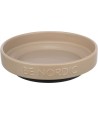 Trixie Be Nordic Voerbak Kat Keramiek / Rubber Taupe 16 CM