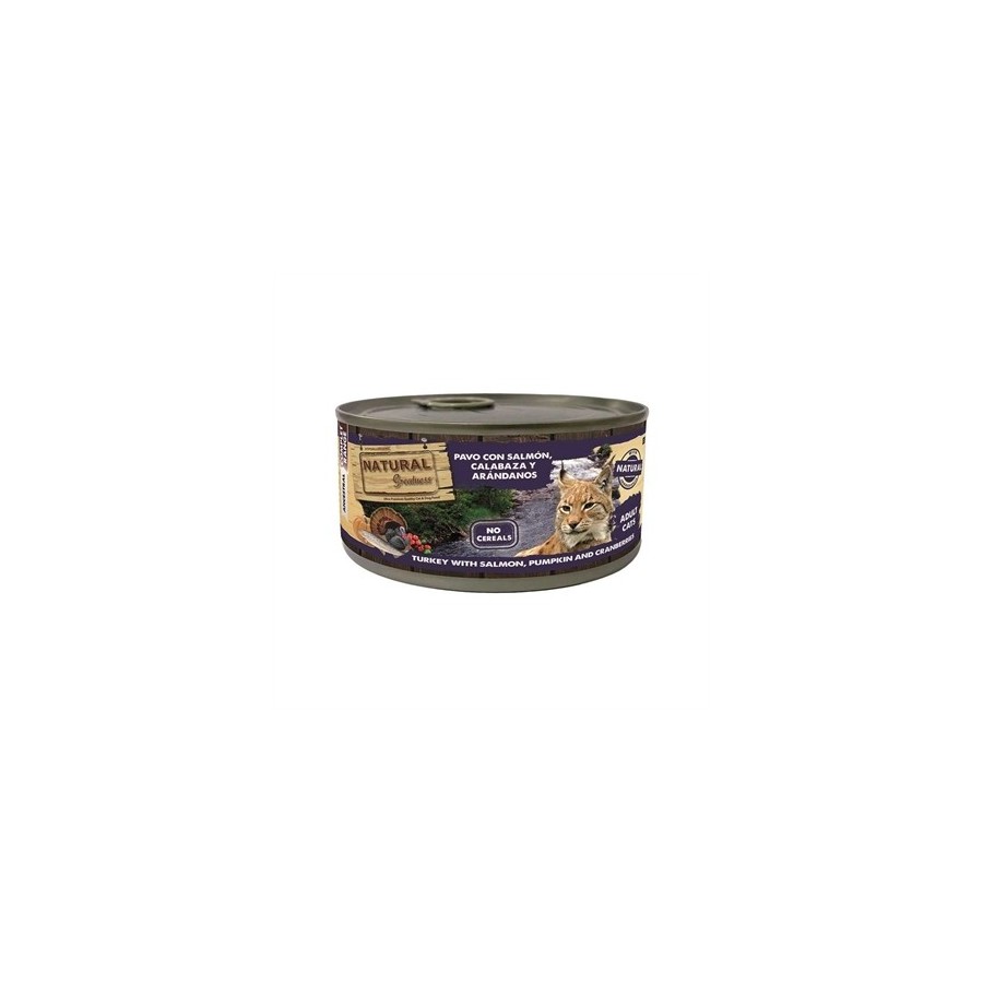 Natural Greatness Cat Turkey / Salmon / Pumkin / Cranberries 185 GR