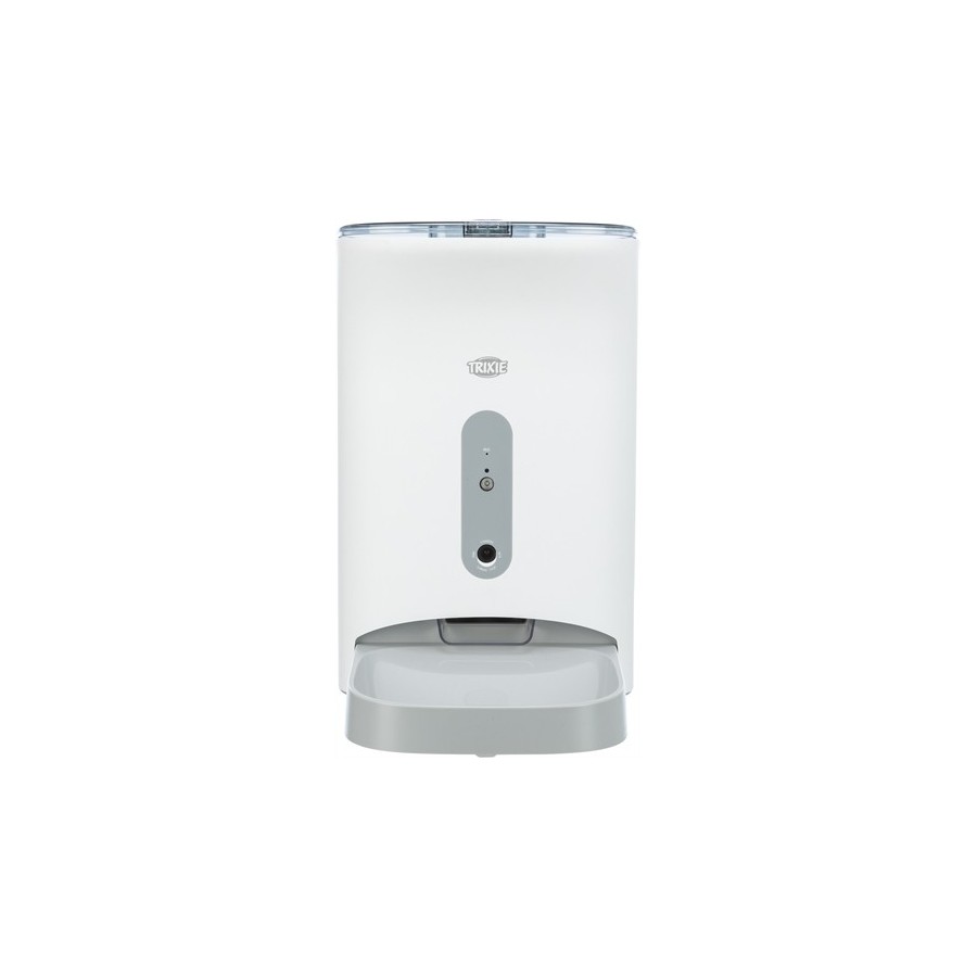 Trixie Voederautomaat Smart 2.0 Wit / Grijs 4,5 LTR 24X19X38 CM