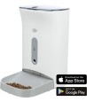 Trixie Voederautomaat Smart 2.0 Wit / Grijs 4,5 LTR 24X19X38 CM