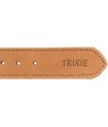 Trixie - Rustic Vetleer Halsband Hond Heartbeat Bruin, 34-40x3cm