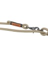 Trixie Be Nordic Hondenriem Verstelbaar Zand / Zwart 200X1,3 CM