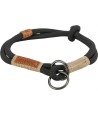 Trixie - Be Nordic Halsband Hond Half-Slip Zwart / Zand 35x0,6cm