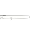 Trixie Citystyle Hondenriem Pvc Lichtgrijs 120X1,3 CM