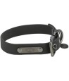 Trixie - Citystyle Halsband Hond Pvc Zwart, 35-42x2cm