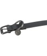 Trixie - Citystyle Halsband Hond Pvc Zwart, 35-42x2cm