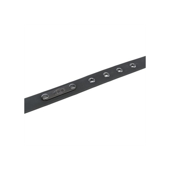 Trixie - Citystyle Halsband Hond Pvc Zwart, 35-42x2cm