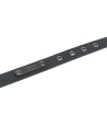 Trixie - Citystyle Halsband Hond Pvc Zwart, 35-42x2cm