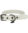 Trixie - Citystyle Halsband Hond Pvc Lichtgrijs, 35-42x2cm
