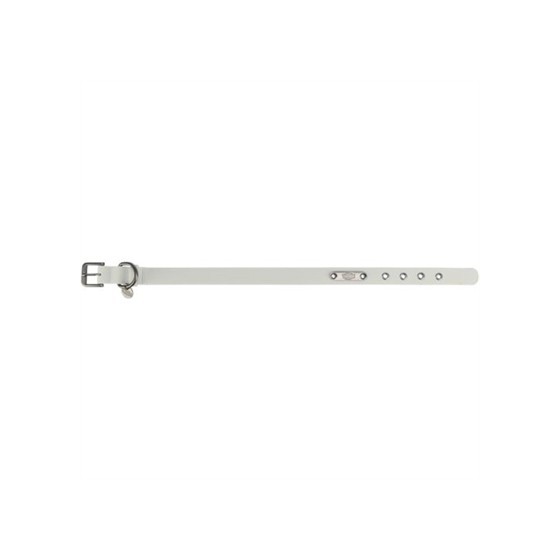 Trixie - Citystyle Halsband Hond Pvc Lichtgrijs, 45-52x2,5cm