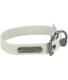 Trixie - Citystyle Halsband Hond Pvc Lichtgrijs, 50-57x3cm