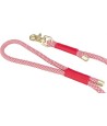 Trixie Soft Rope Hondenriem Rood / Creme 100X1 CM