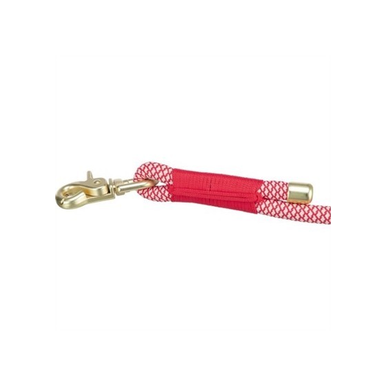 Trixie Soft Rope Hondenriem Verstelbaar Rood / Creme 200X1 CM