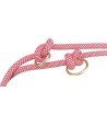 Trixie Soft Rope Hondenriem Verstelbaar Rood / Creme 200X1 CM