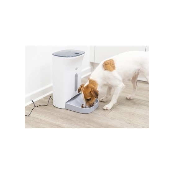 Trixie Voederautomaat Tx8 2.0 Wit / Grijs 4,5 LTR 24X19X38 CM