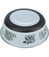 Trixie Voerbak Waterbak Rvs / Kunststof / Rubber Blauw / Grijs 14 CM 400 ML 4 ST