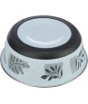 Trixie Voerbak Waterbak Plat Rvs / Kunststof / Rubber Blauw / Grijs 12 CM 200 ML 4 ST