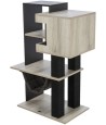 Trixie - Citystyle Krabpaal Grijs / Zwart, 98cm