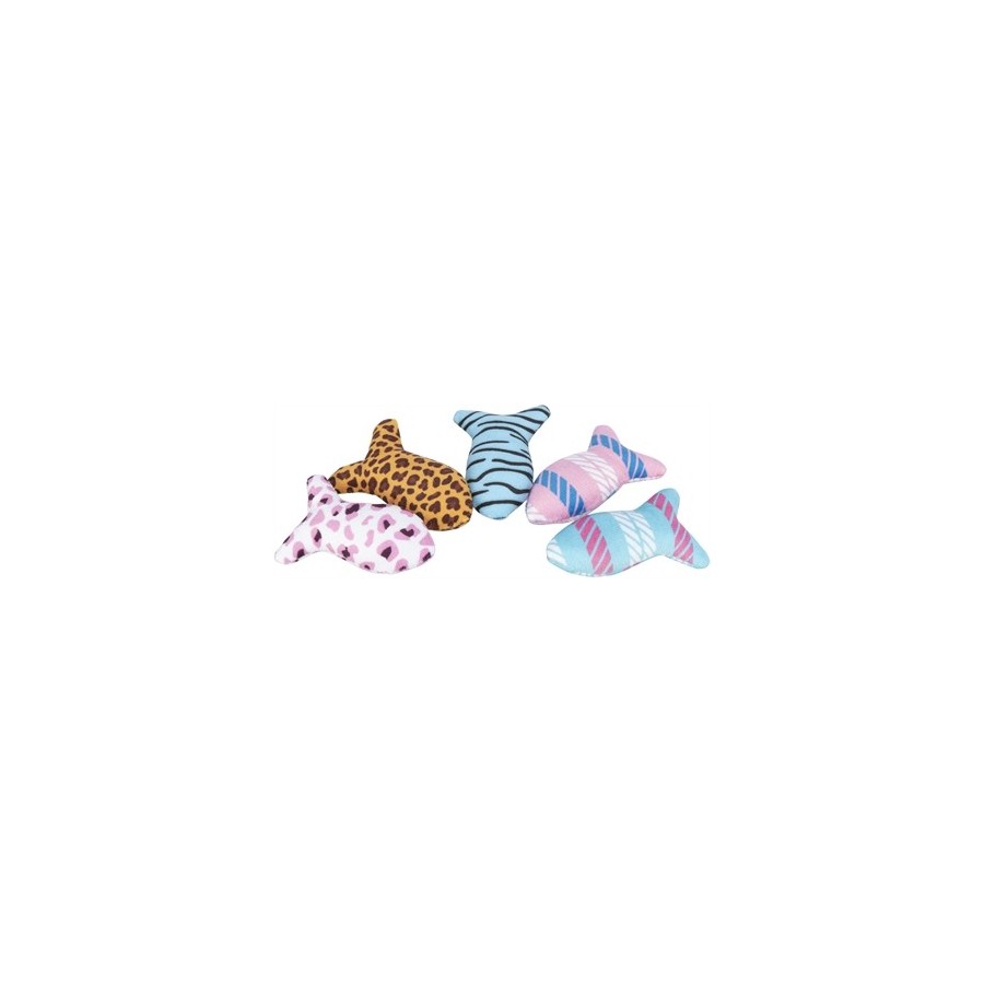 Trixie - Vis Pluche met Catnip. 60 stuks